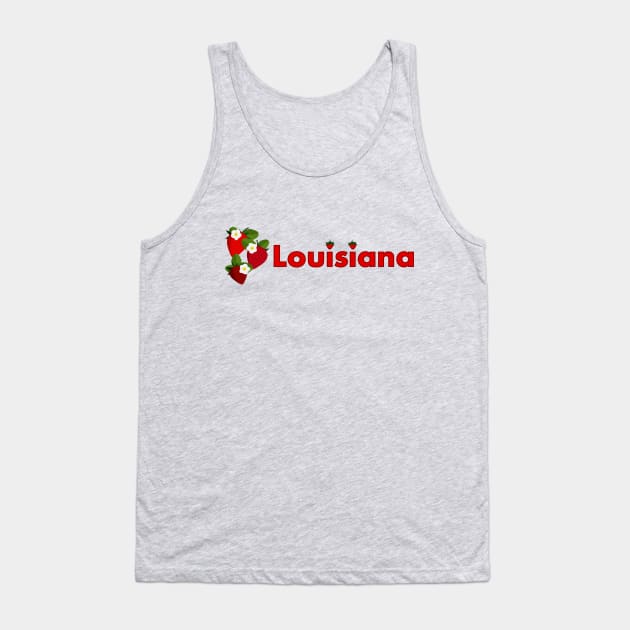 Louisiana state fruit Tank Top by Obstinate and Literate